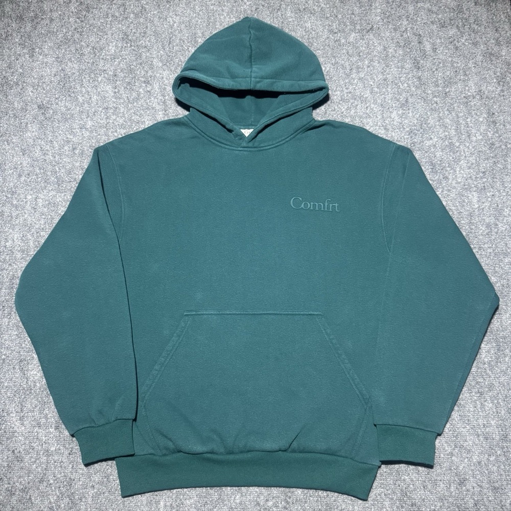 Comfrt Brand Hoodie Pullover Aqua Green Adult Small Oversized Pocket Comfy